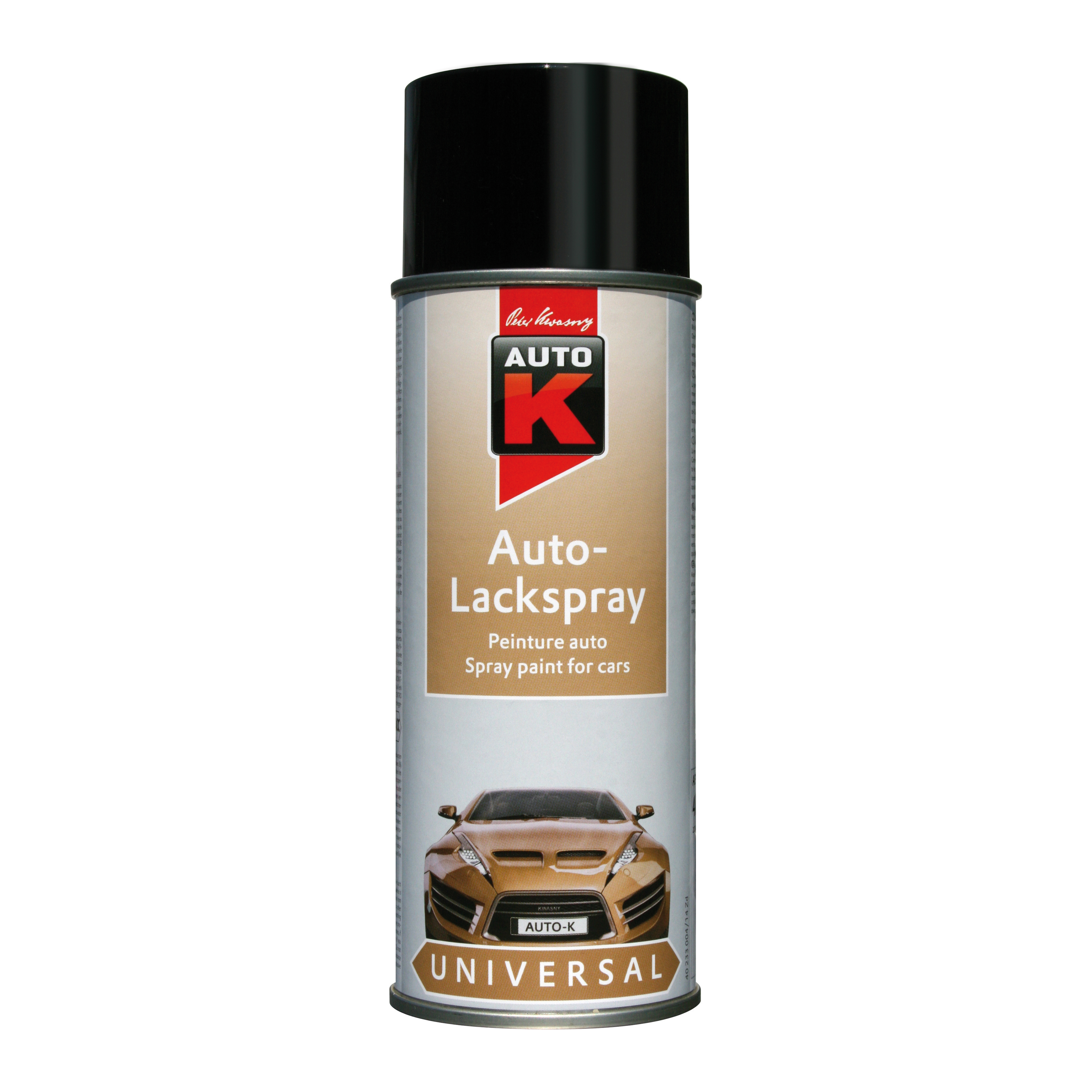 Auto-K Lackfärg Blank Svart 400 ML - 2