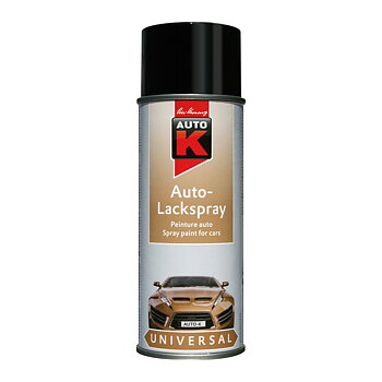 Auto-K Lackfärg Blank Svart 400 ML