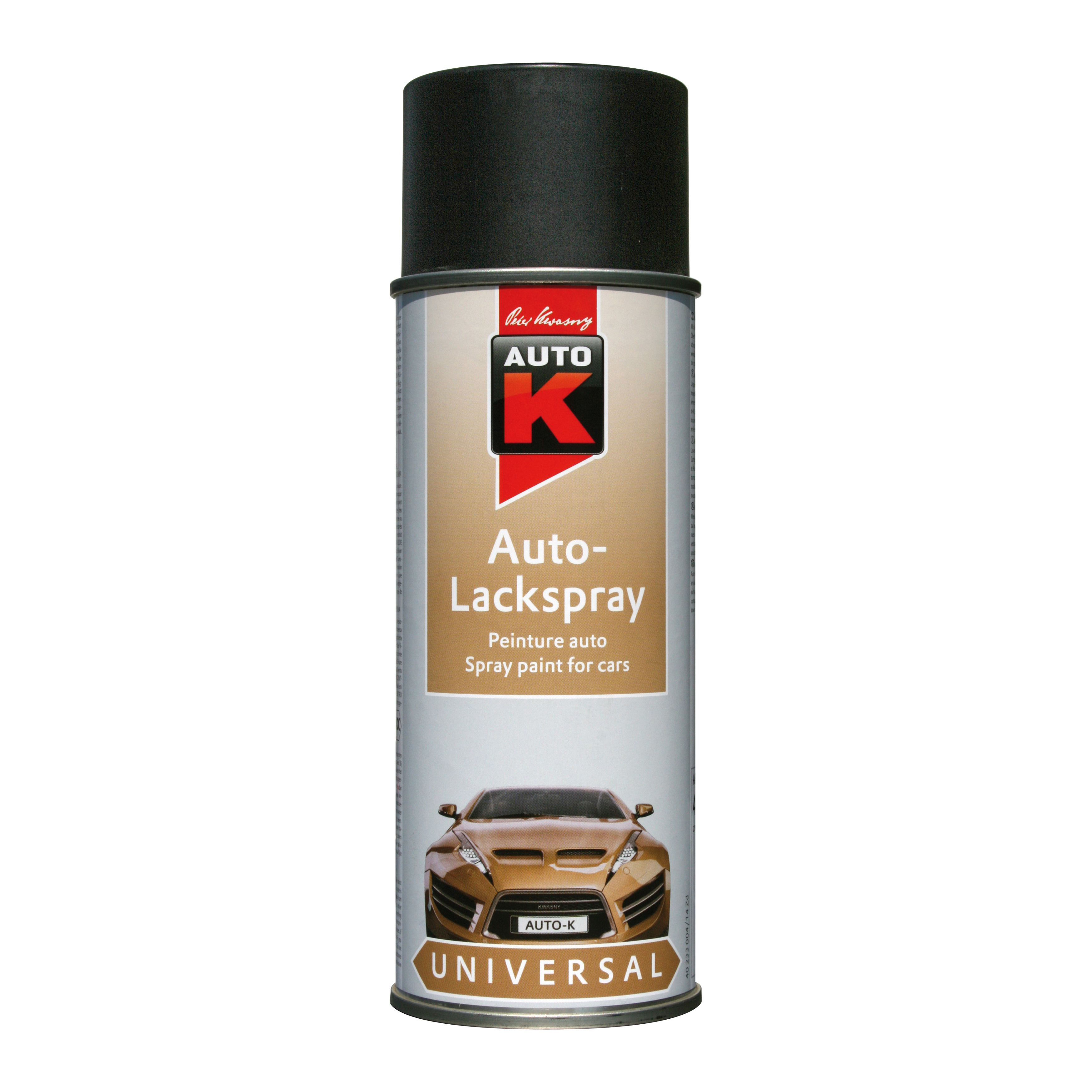 Auto-K Lackfärg Matt Svart 400 ML - 2