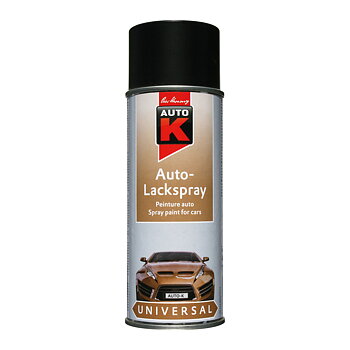 Auto-K Lackfärg Sidenglans Svart 400 ML