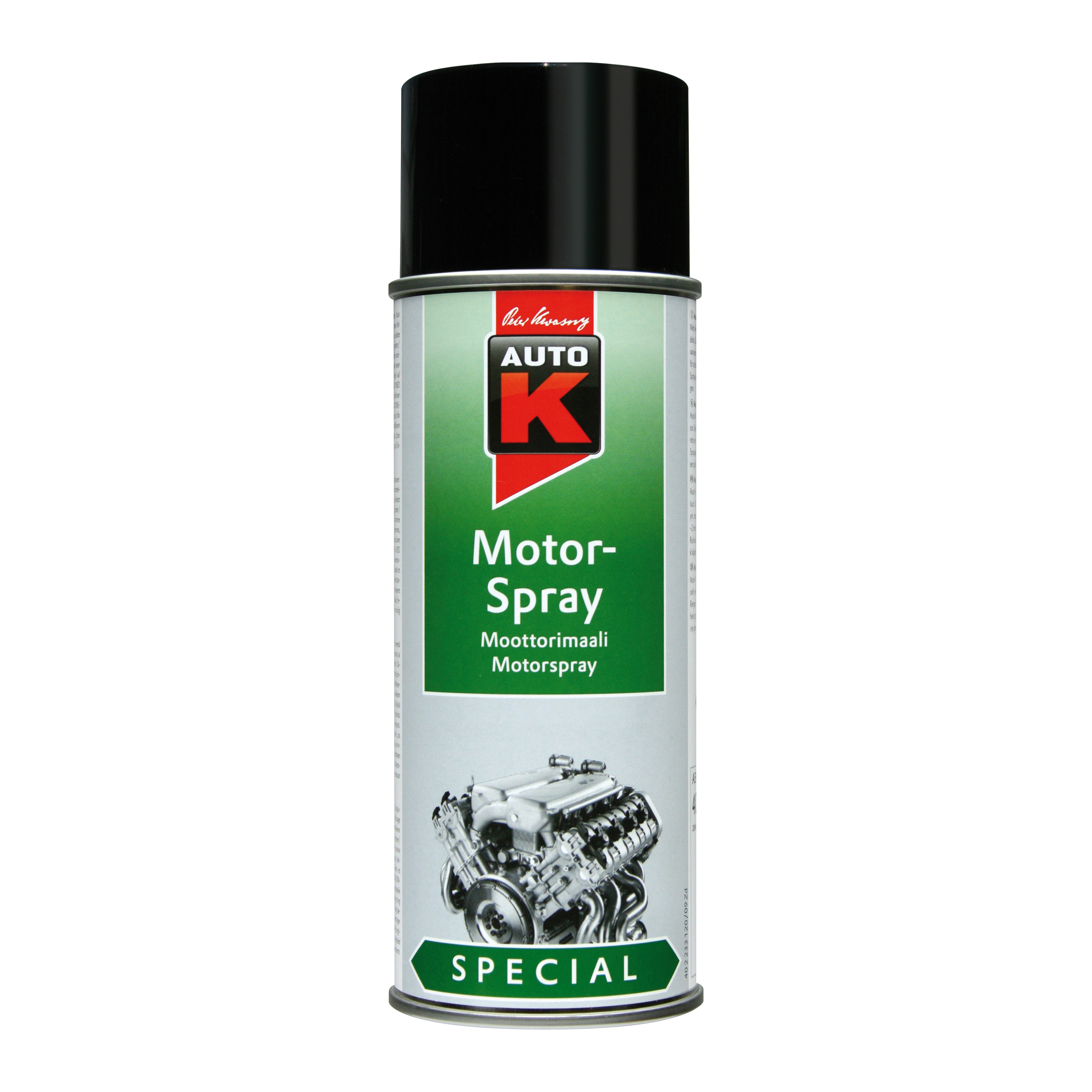 Auto-K Motorfärg Svart 400 ML - 2