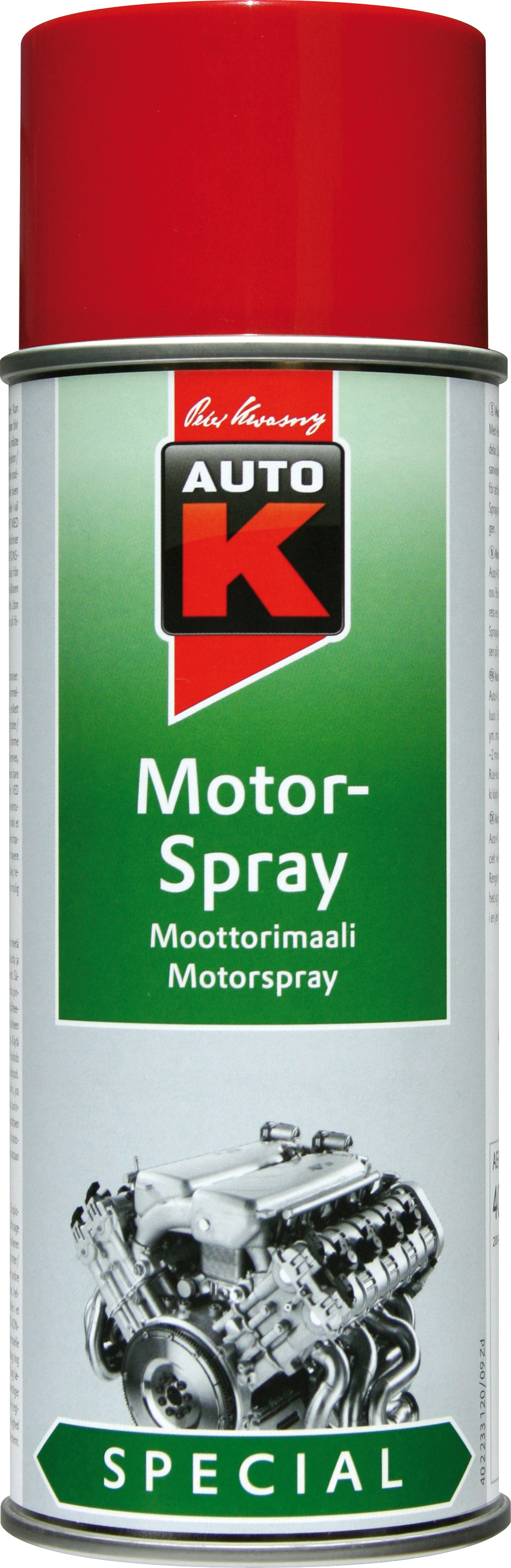 Auto-K Motorfärg Röd 400 ML