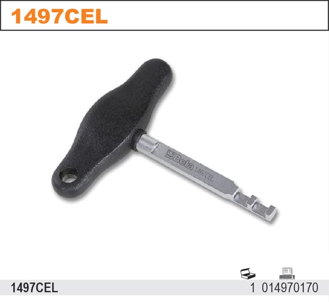 BETA TOOLS Tool for removing car plugs in VAG group vehicles BETA 1497CEL - 3