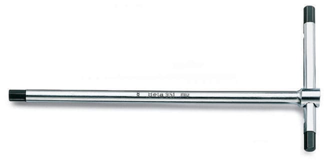 BETA TOOLS T-handle wrench with three hex male ends (Storlek (mm) : 4.5)