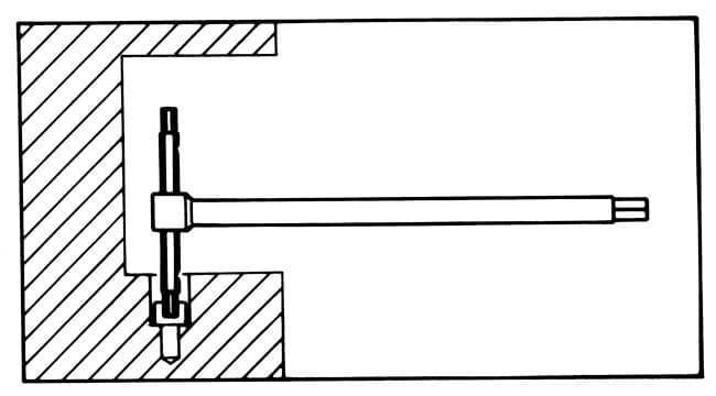 BETA TOOLS T-handle wrench with three hex male ends (Storlek (mm) : 4.5) - 2