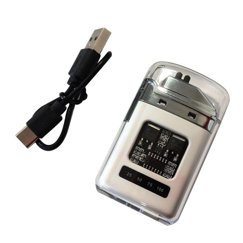 Tändare, Eltändare Ljusbåge USB-C Uppladdningsbar Vindtålig Flamfri Säker, Beast