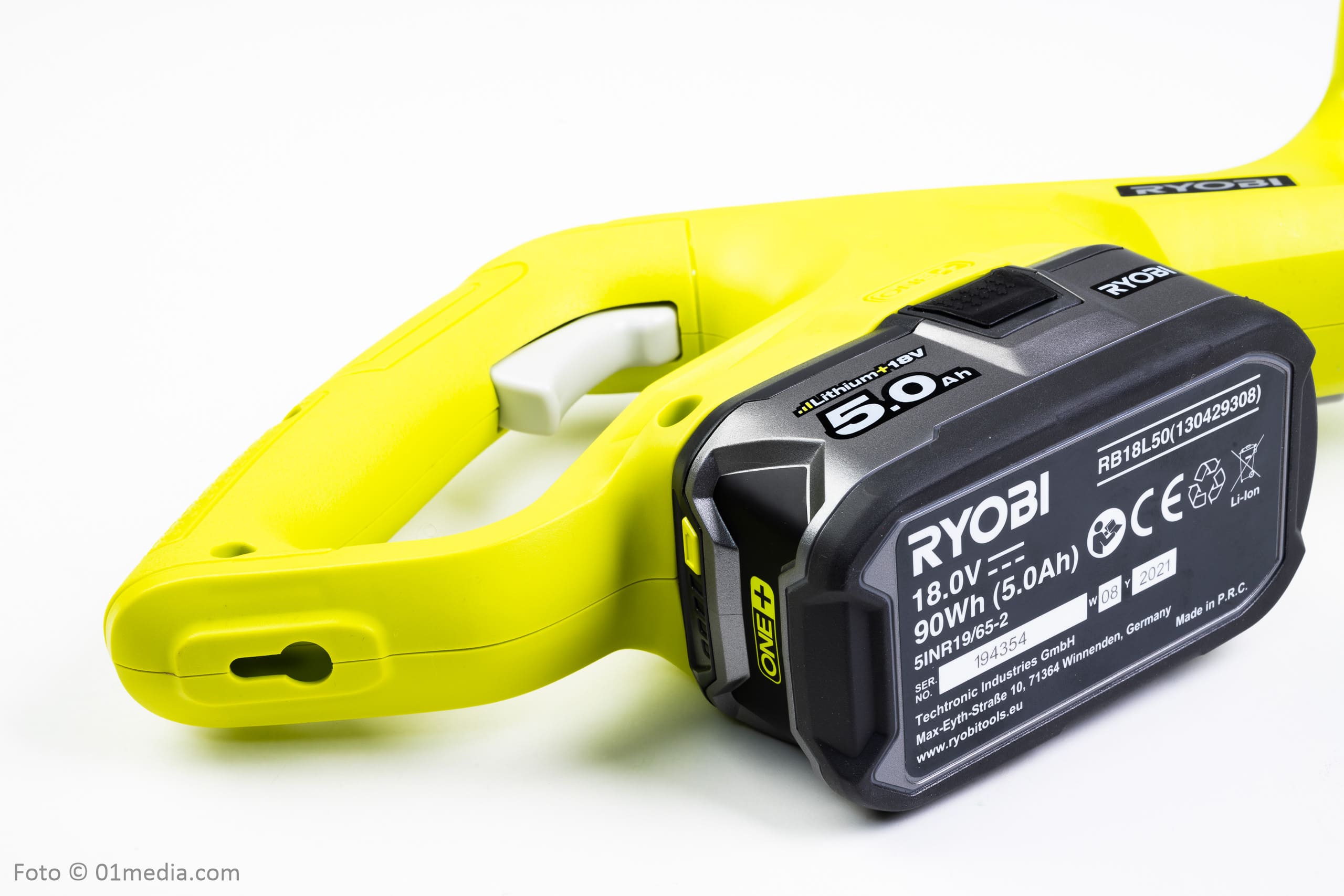 Grästrimmer Ryobi ONE+ med batteri 2Ah och laddare - 14