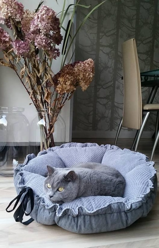 Lauren Design Hundbädd, kattbädd, lyxig kudde DAISY - 13