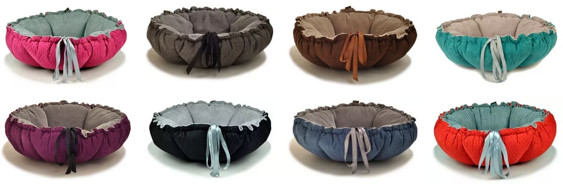 Lauren Design Hundbädd, kattbädd, lyxig kudde DAISY - 11