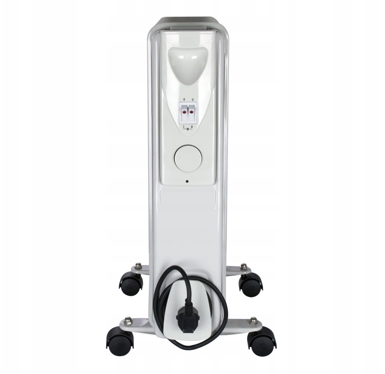 Oljeelement 2000W-3000W med termostat, hjul, 230V, Volt - 2