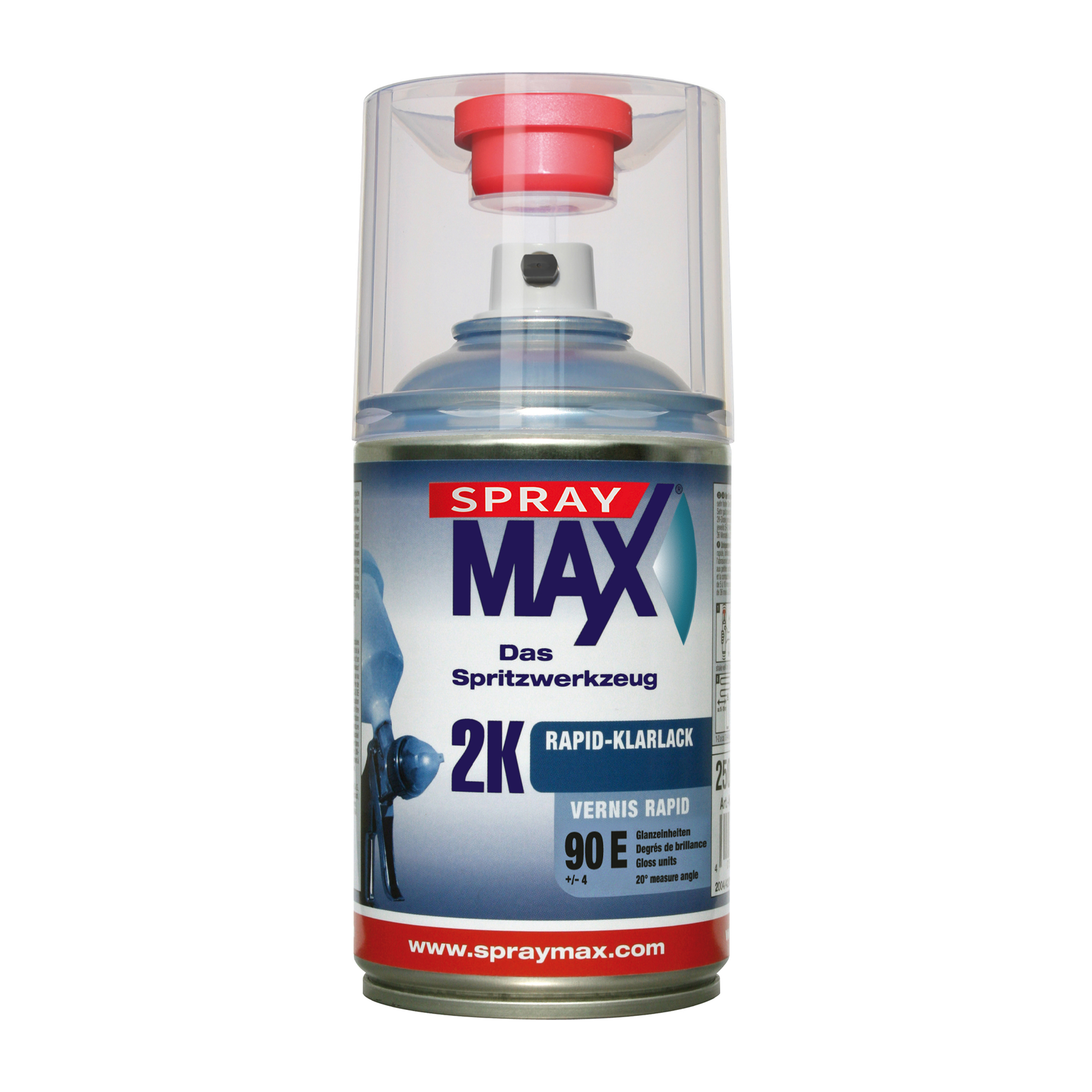 SprayMax 2K Klarlack snabb Klar 250 ML - 2