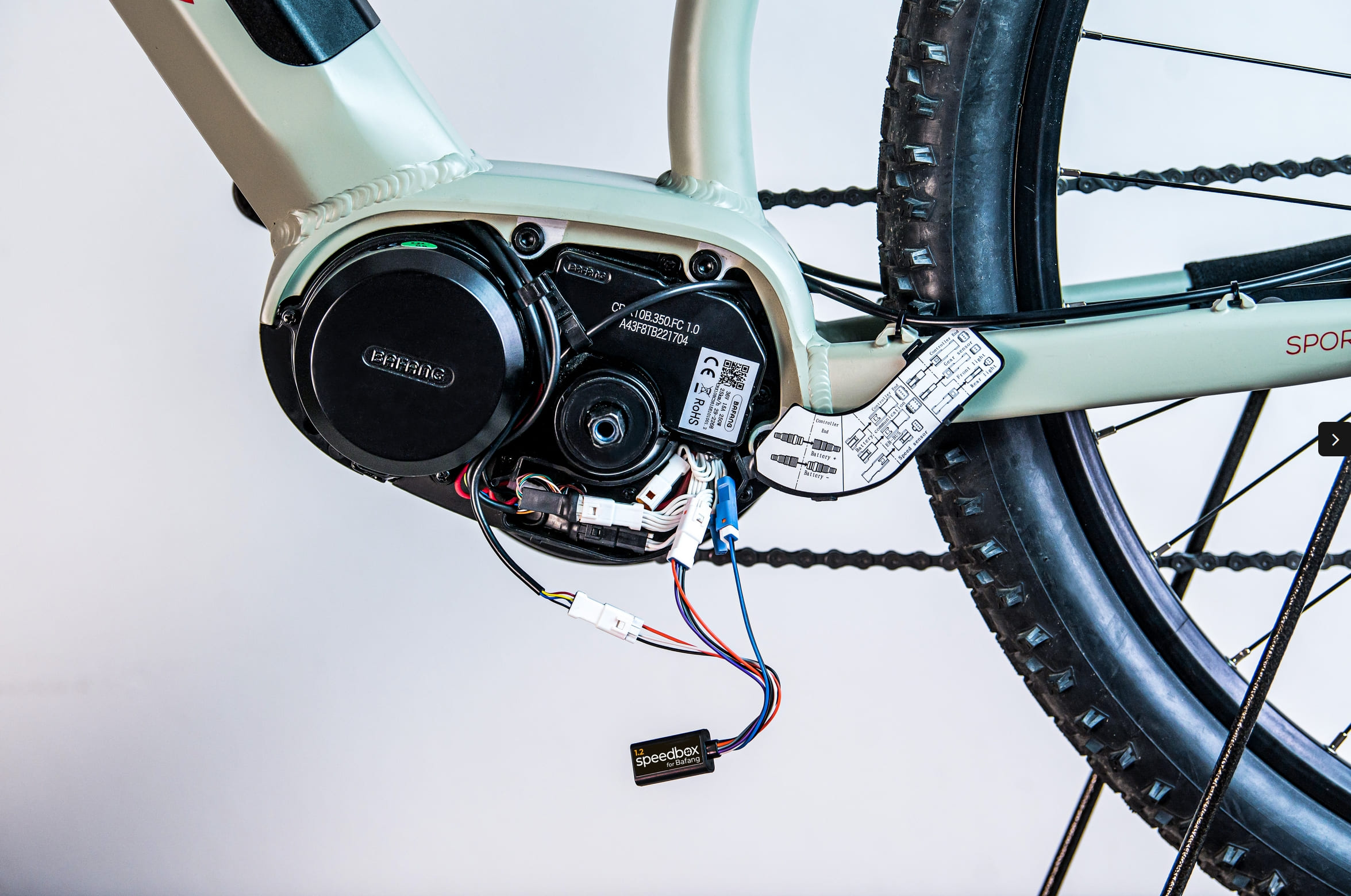 SpeedBox 1.2 för Elcyklar med Bafangmotor (3-stiftskontakt), dubbla max hastigheten - 3
