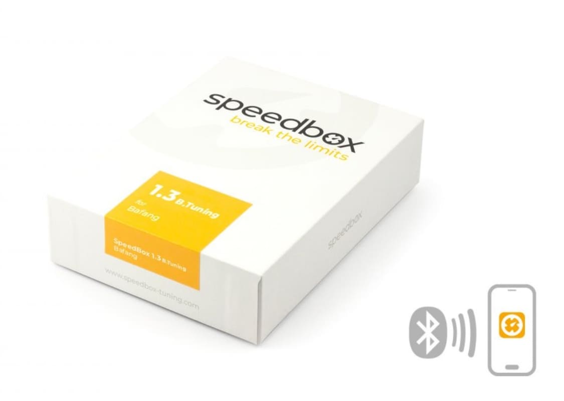 SpeedBox 1.3 B.Tuning för Elcyklar med Bafangmotor (4-stiftskontakt), dubbla maxhastigheten
