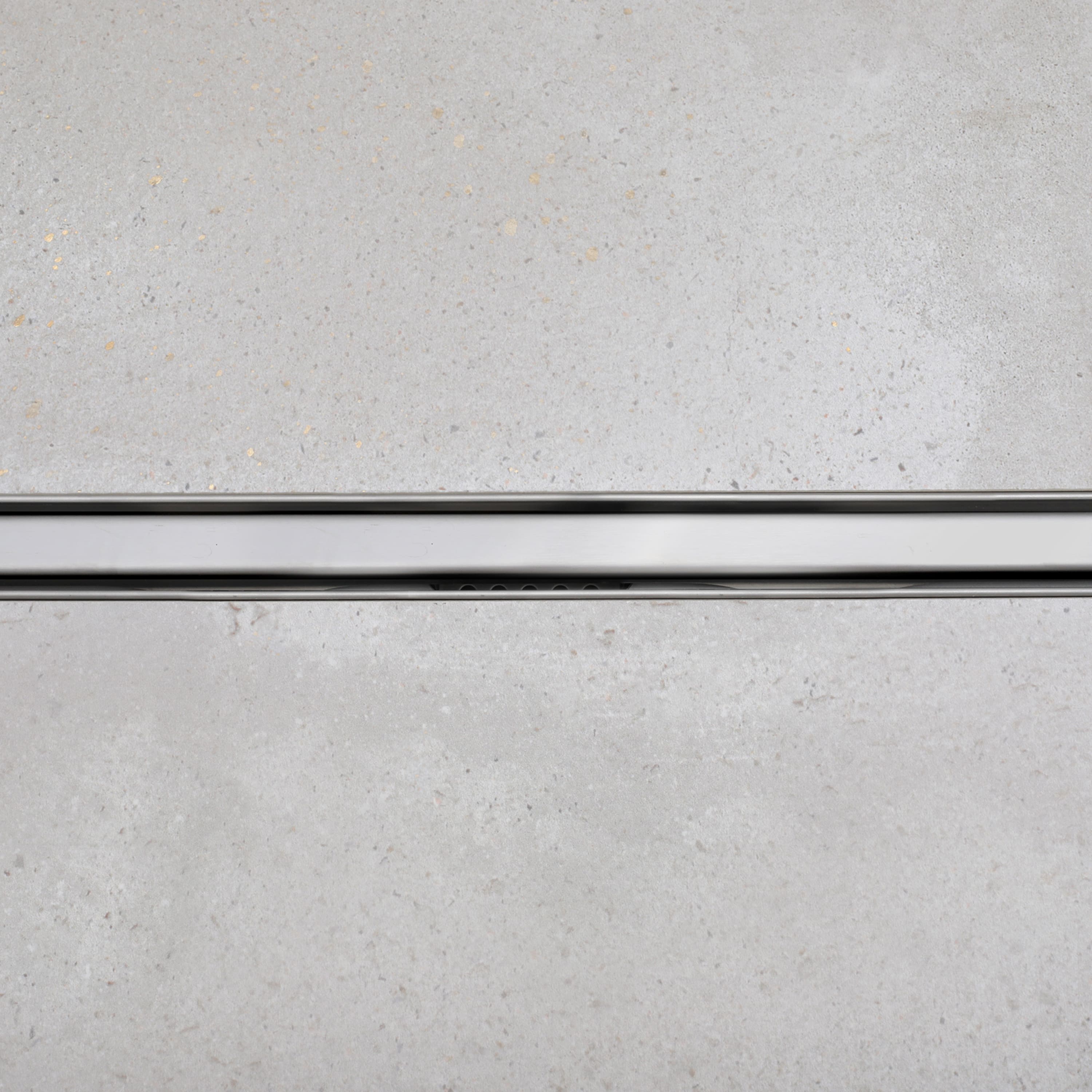 Prina Wholesale 5st golvbrunn, linjeavlopp 60 cm med vridbart avloppsrör och hög genomflöde, Prina - Silver - 7