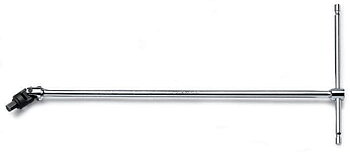 BETA TOOLS Chrome-plated T-handle wrenches with swivel hex male (Storlek (mm) : 10)