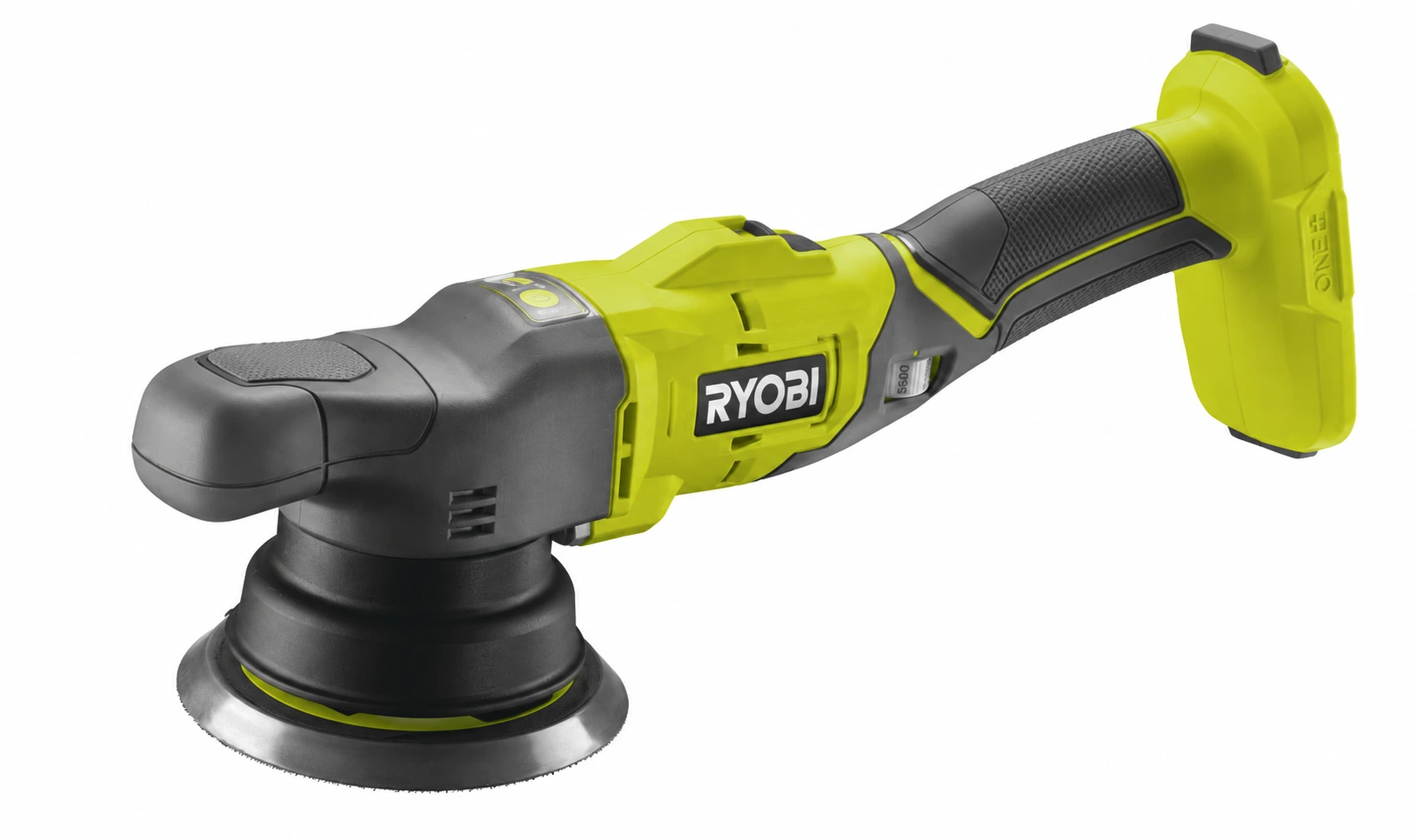 Excenterpolermaskin Batteri 18V 125 mm 3000–7500 v/min 3 Rondeller utan Batteri, Ryobi - 2