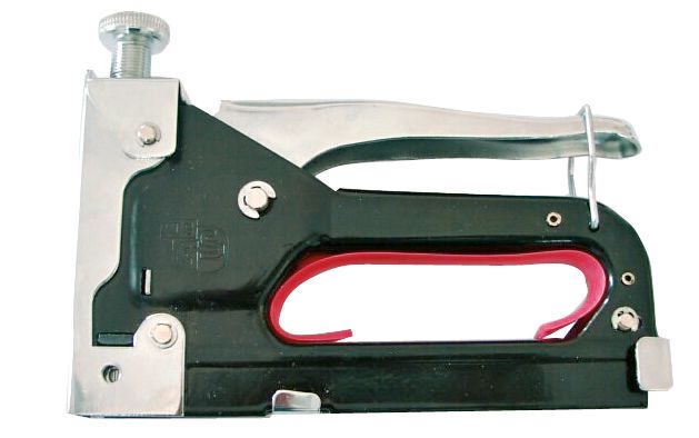 Mega Kraftig häftapparat av metall 4-14 mm, pulverlackad, justeringsbar styrka