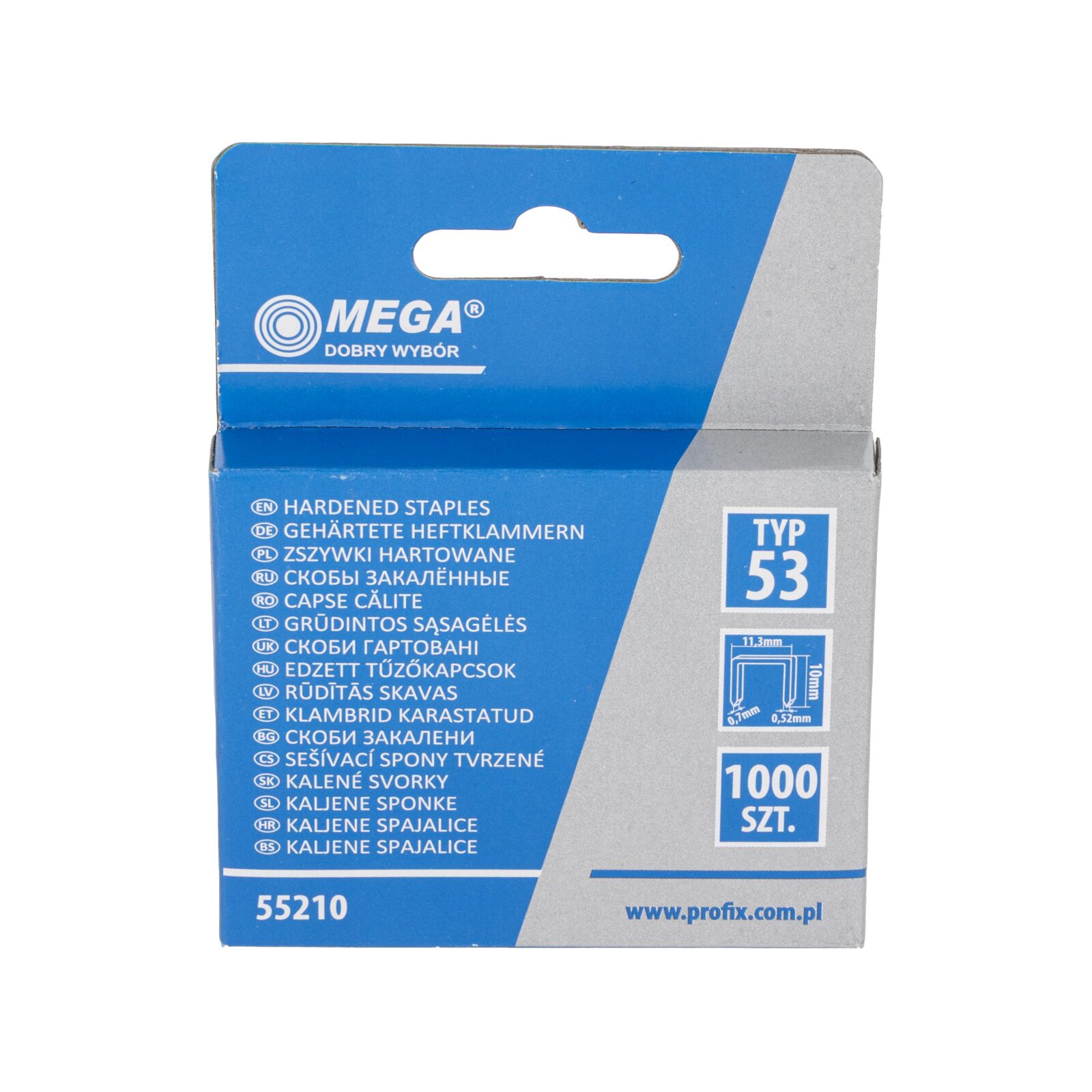 Staplers 10 mm, Type 53, 1000St. Packed 20St in Carton Box - 3