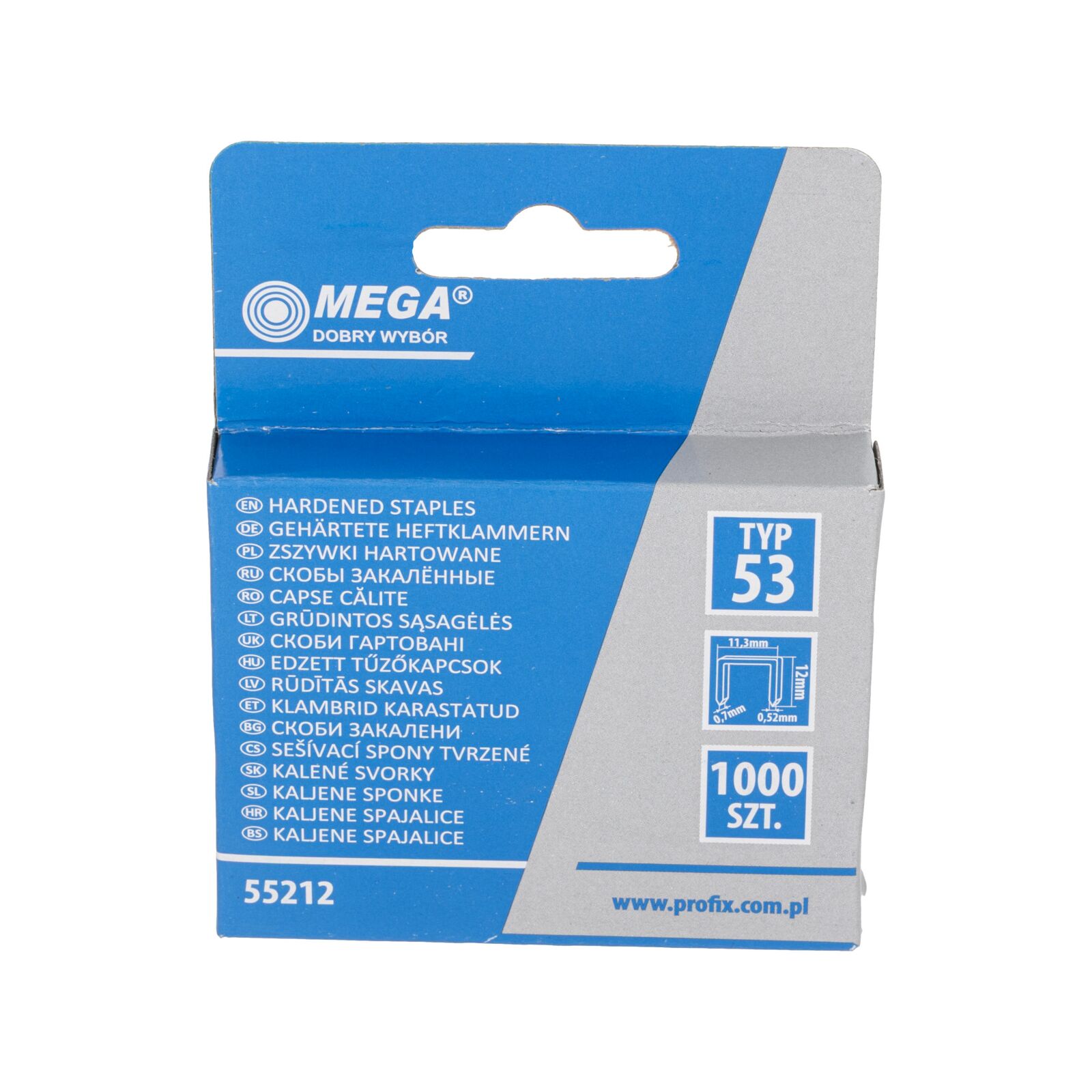 Staplers 12 mm, Type 53, 1000St. Packed 20St in Carton Box - 3