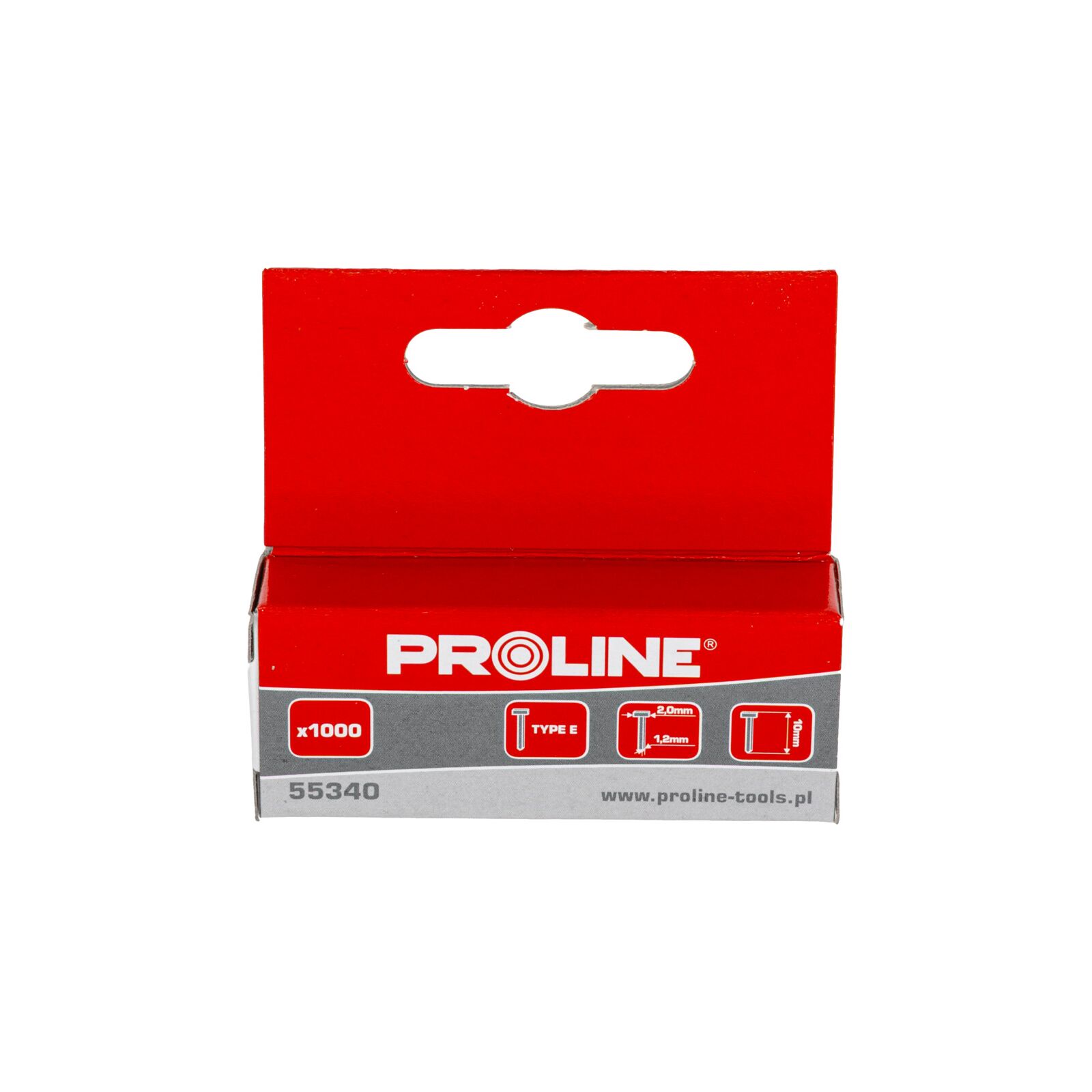 PROLINE TOOLS Spikar till häftapparater 10 x 2, 0 x 1, 2 mm, 1000st, Typ E, Proline - 3