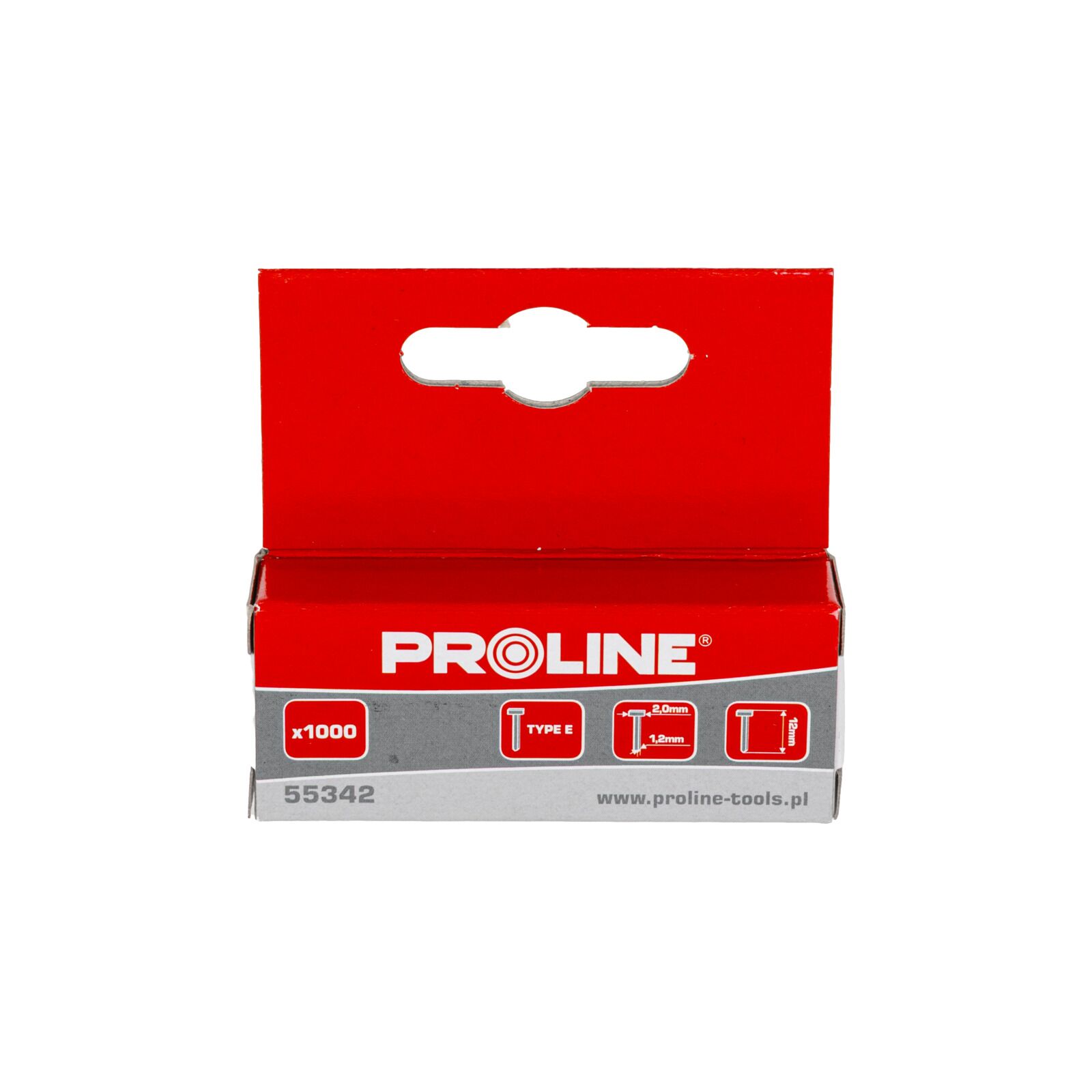 PROLINE TOOLS Spikar för häftapparater 10 x 2, 0 x 1, 2 mm, 1000st., Proline - 3