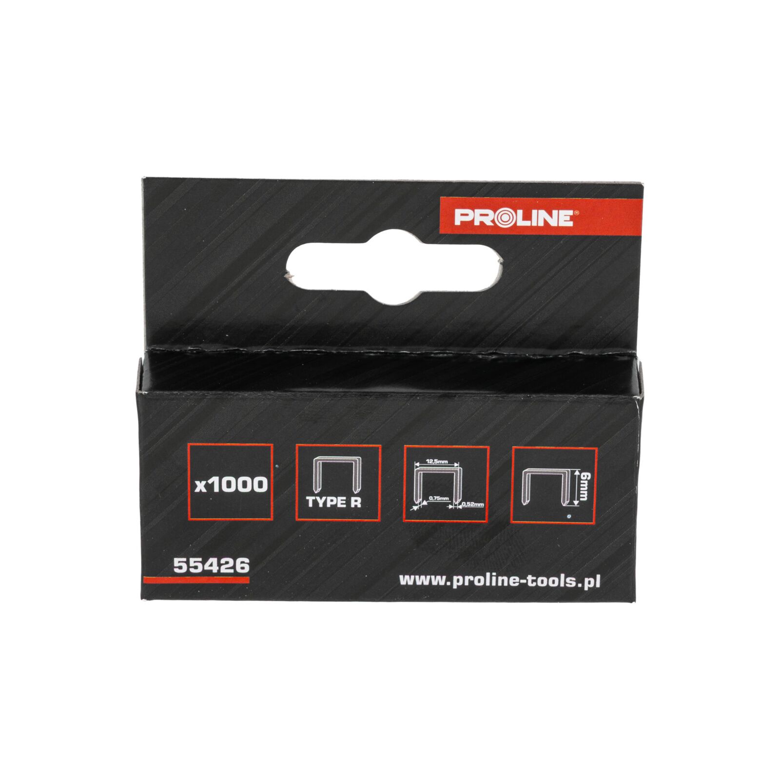 PROLINE TOOLS Häftklammer härdade 12, 7 x 0, 7 mm, 1000st, Proline - 3