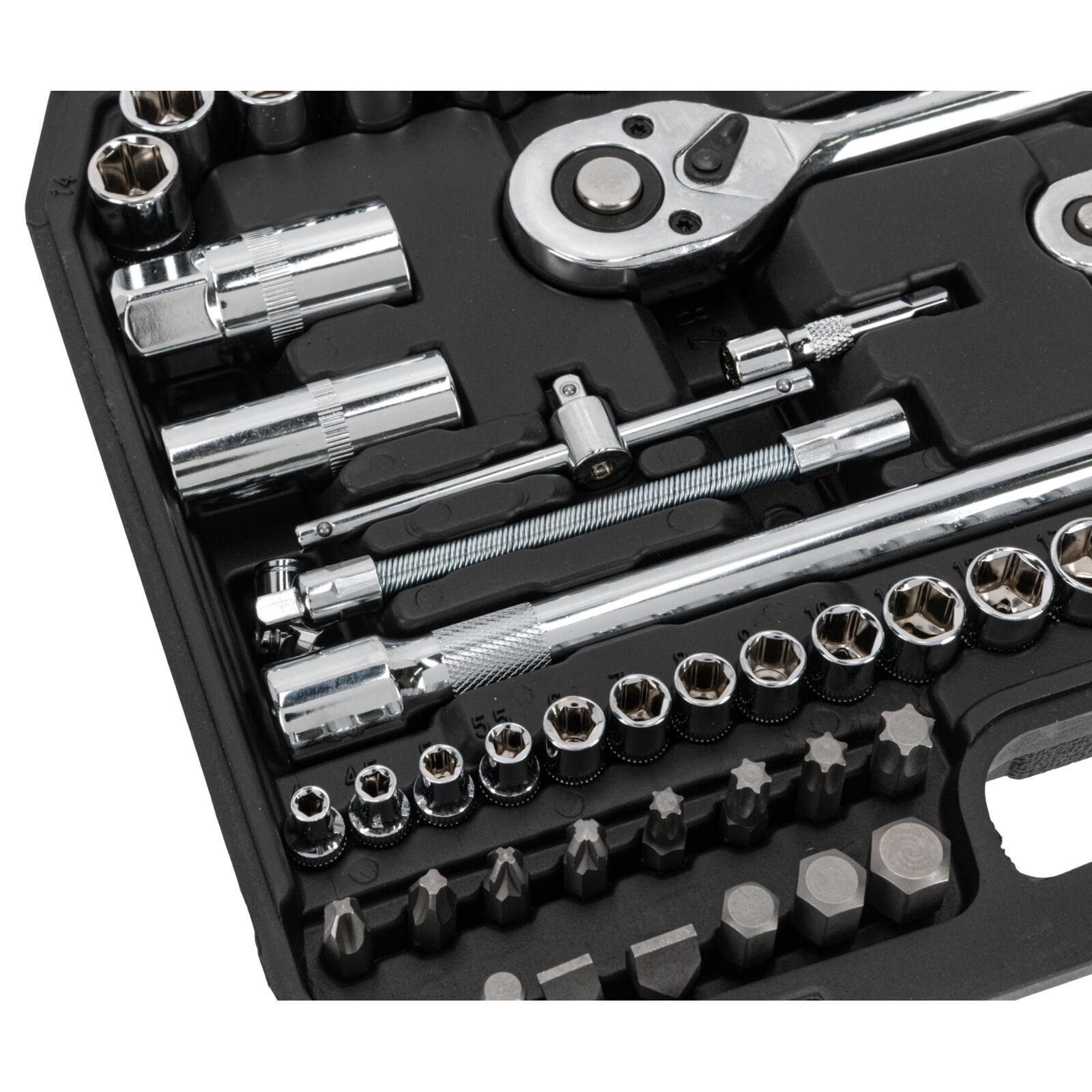 Mega Verktygssats 82st., 1/2 och 1/4, 4-32 mm - 6