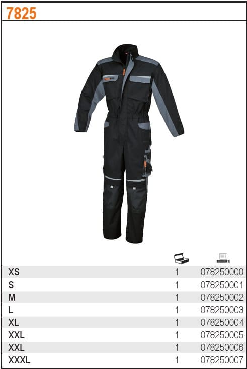 BETA TOOLS Arbetsoverall Cordura® 280 g/m², Flera Fickor, Reflexer, BETA Workwear Top Line (Storlek : M) - 3
