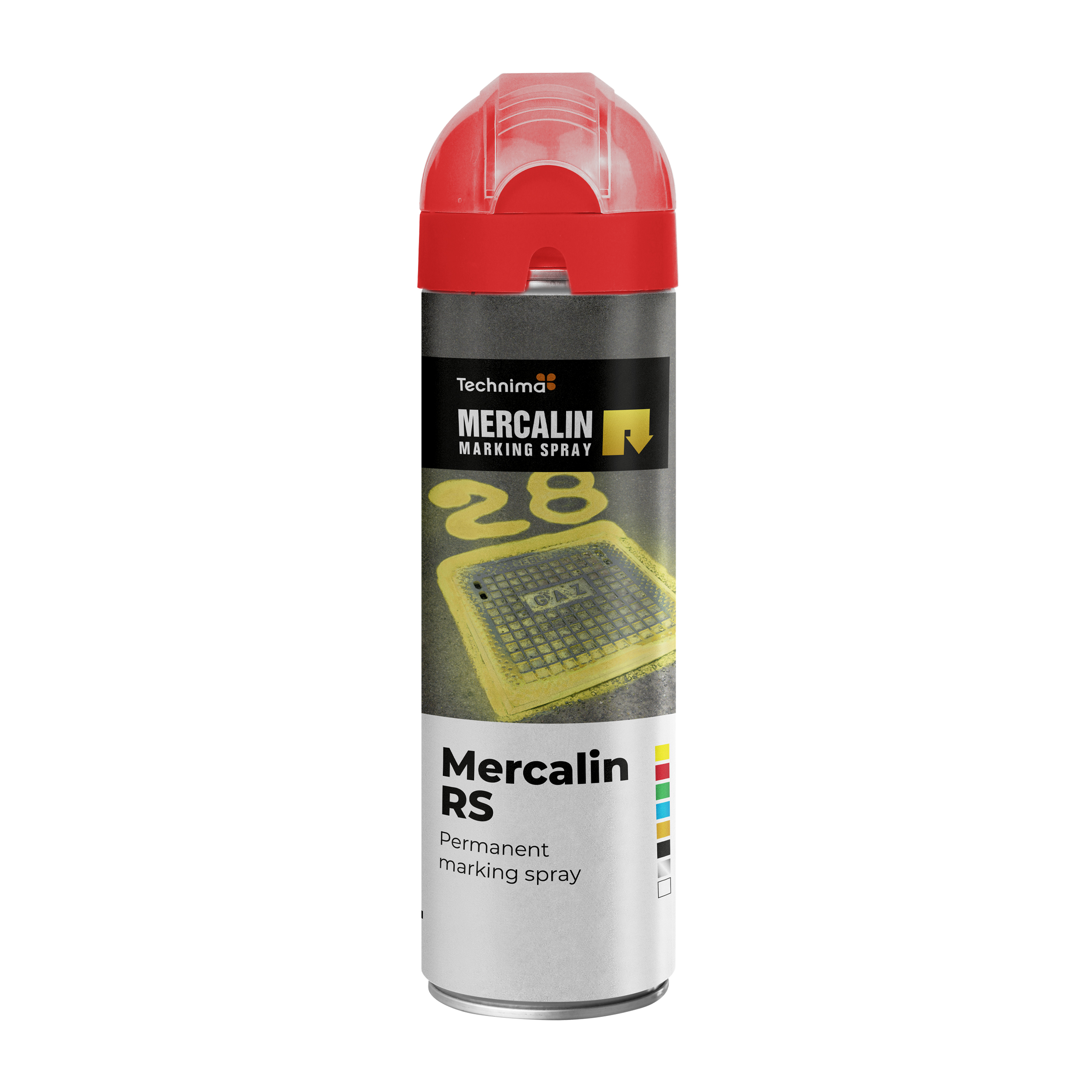 Mercalin Märkspray RS Röd 500 ML - 2