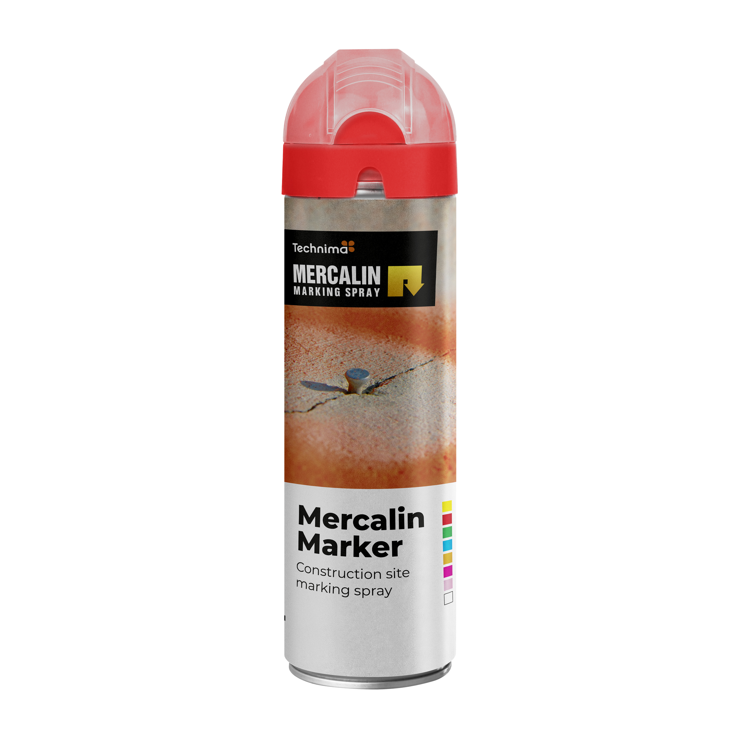 Mercalin Marker fluo Röd 500 ML - 2