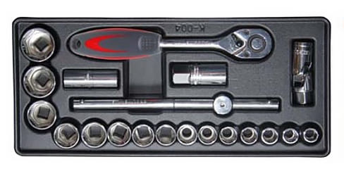 PROLINE TOOLS Verktygstråg nr28395 x 180 mm, 1/221-delat, Tom, Proline