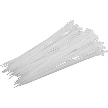 PROLINE TOOLS Nylon Kabelbindare (Vit), 2, 5 x 100 mm, 100 st, Proline
