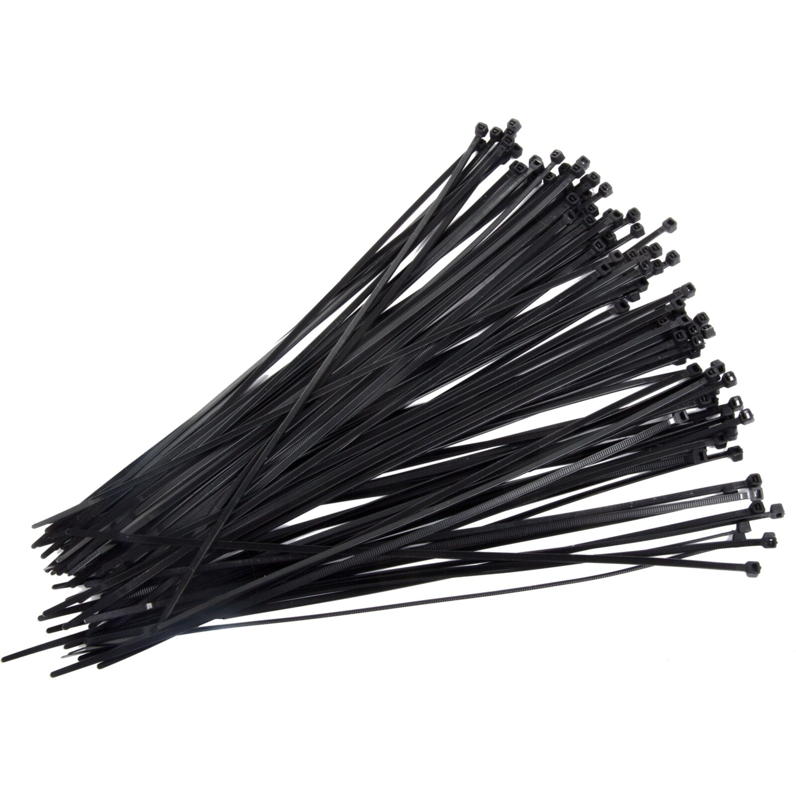 PROLINE TOOLS Nylon Kabelbindare (Svart), 3, 6 x 300 mm, 100-pack, Proline