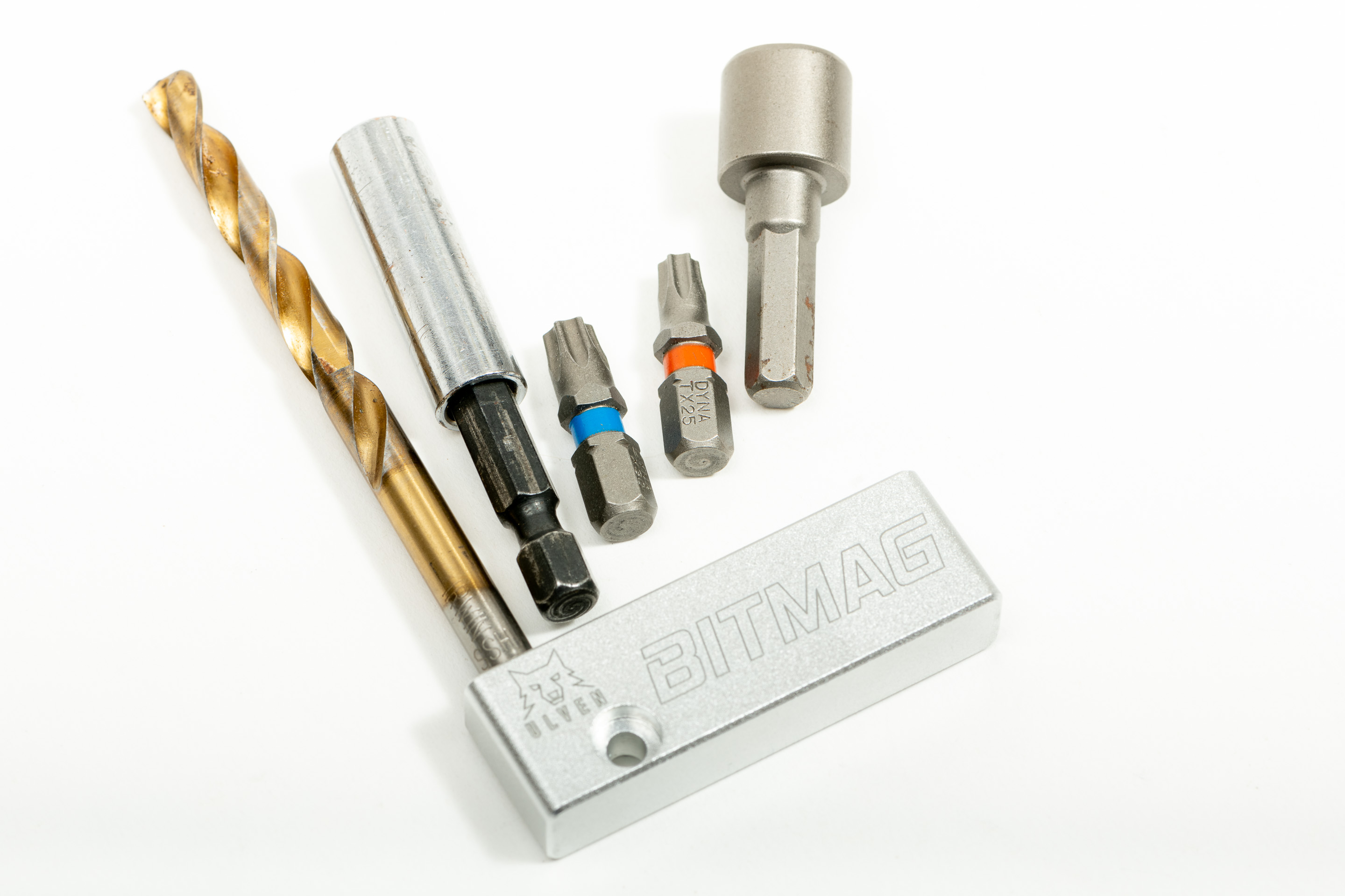 BITMAG metall, magnetiskt bitshållare, borrhållare, hylshållare, Made in Sweden - 10