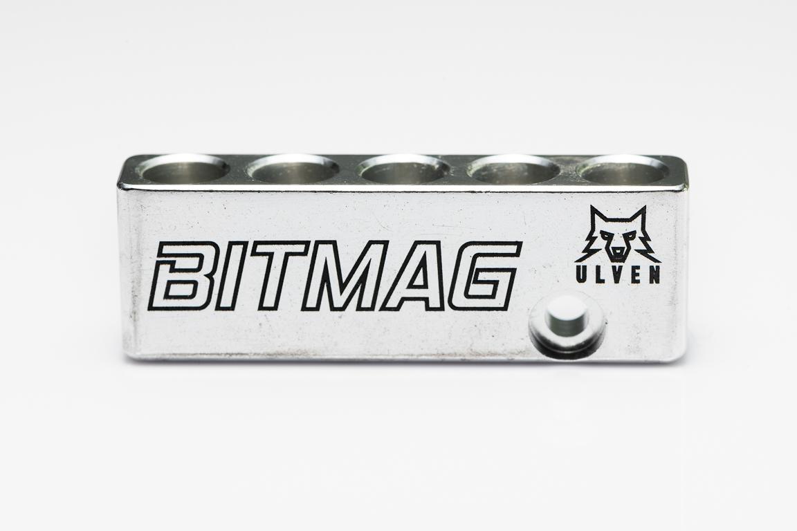 BITMAG metall, magnetiskt bitshållare, borrhållare, hylshållare, Made in Sweden