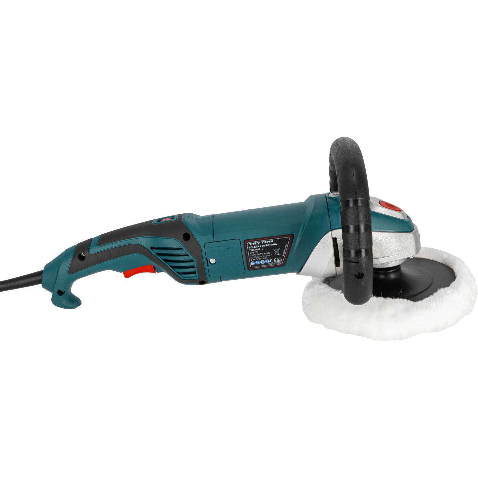 Poleringsmaskin 1400W 180 mm 600-3500/MIN, Tryton - 5