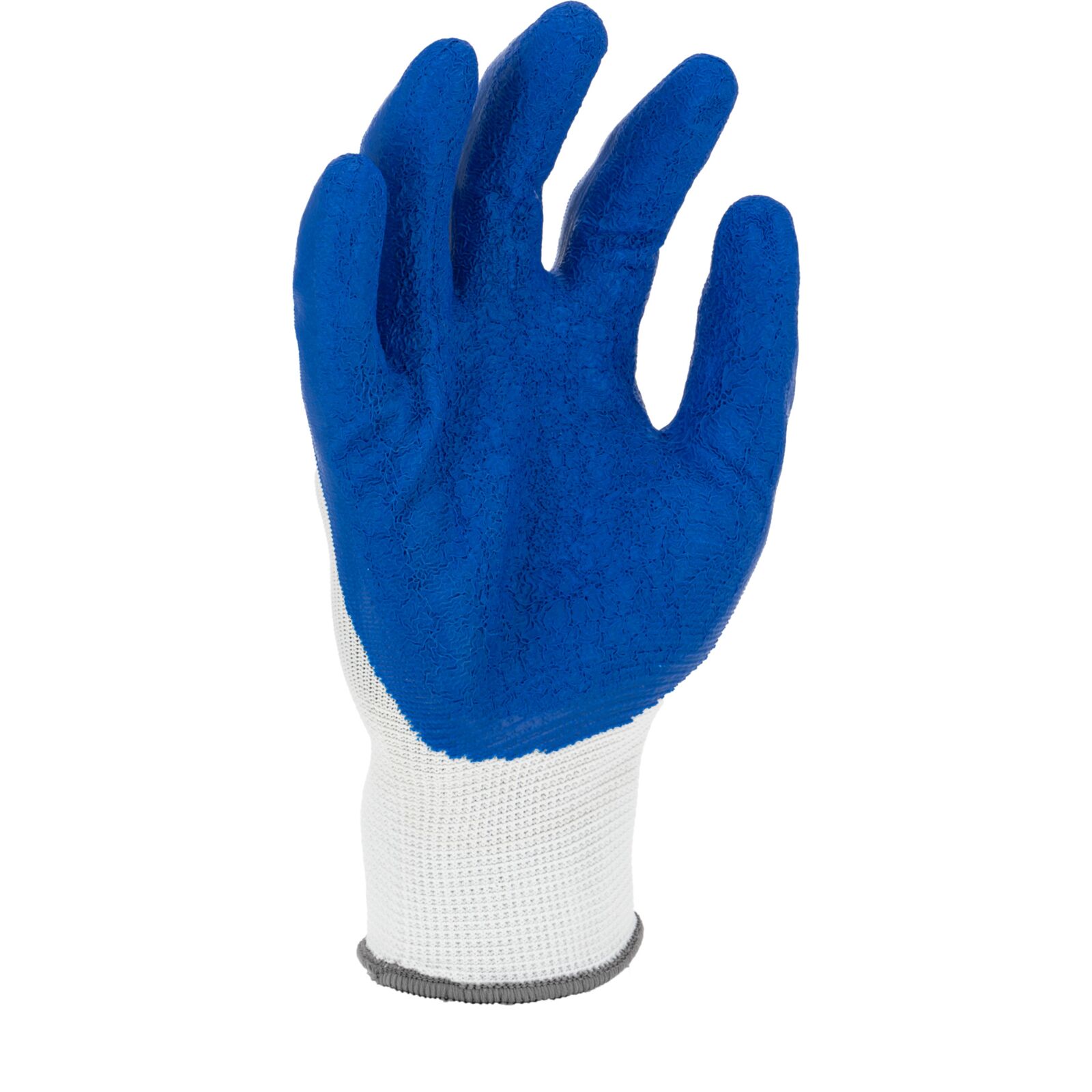 LahtiPro Latexhandskar 12 par, arbetshandskar, navy-white, CE, LAHTI (Handskestorlek : 7 [S] Handlängd 17,1cm Omkrets 17,1cm) - 4