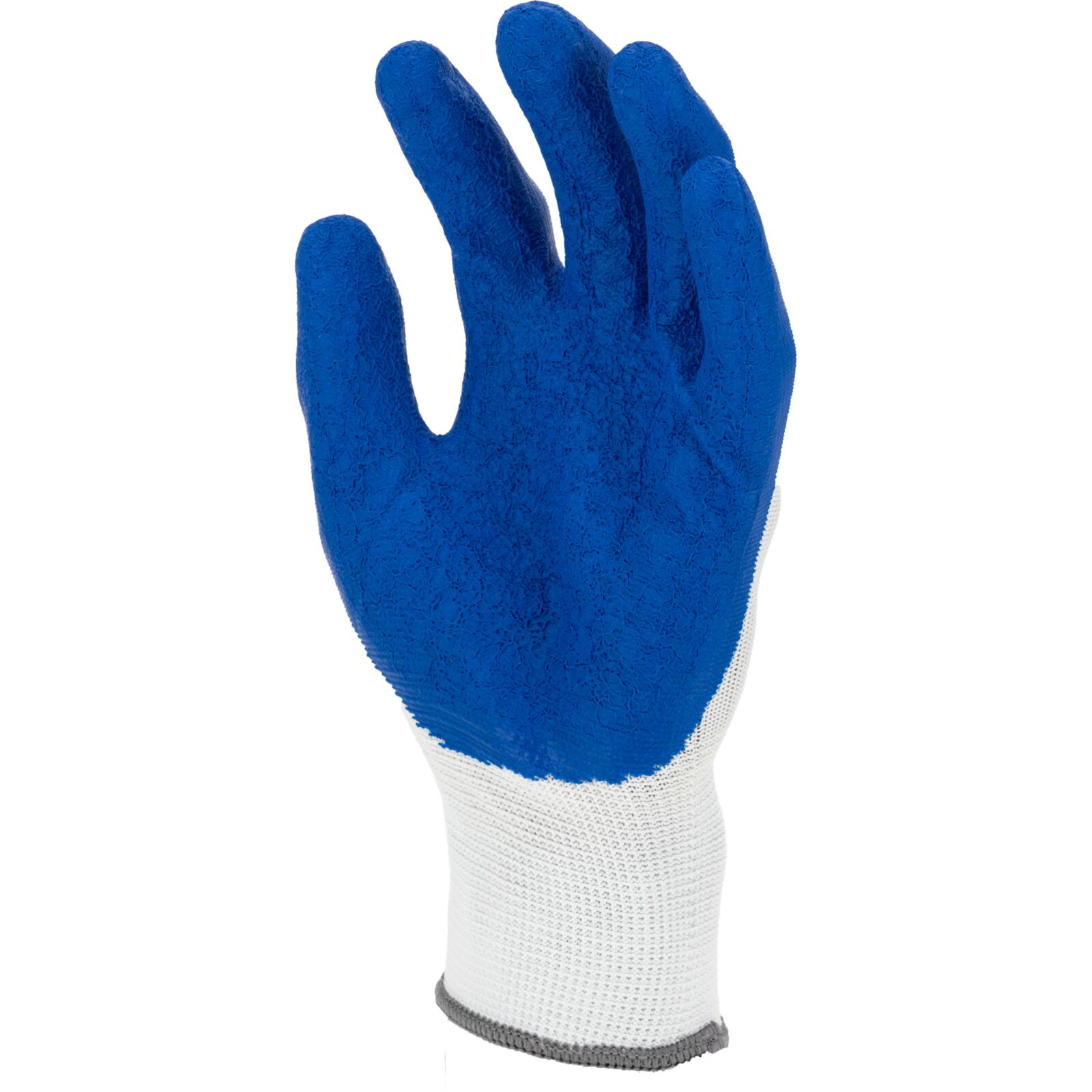 LahtiPro Latexhandskar 12 par, arbetshandskar, navy-white, CE, LAHTI (Handskestorlek : 7 [S] Handlängd 17,1cm Omkrets 17,1cm)