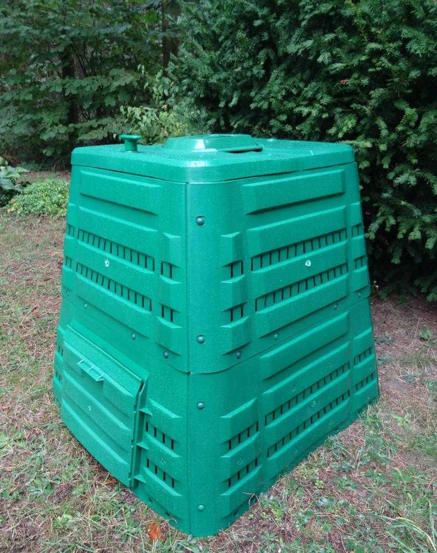 Kompostbehållare 400L, kompostbox för varm kompost utomhus åretrunt, Ekobat Termo - 10