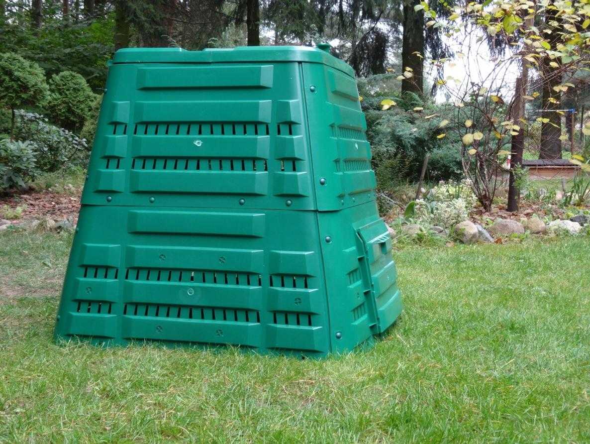 Kompostbehållare 400L, kompostbox för varm kompost utomhus åretrunt, Ekobat Termo - 4