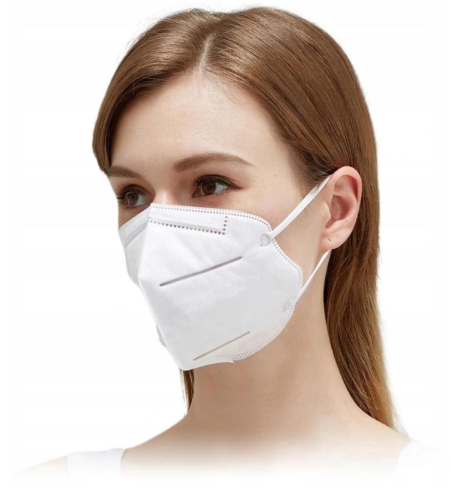 Andningsskydd 5st KN95 FFP2, andningsmask, skyddar mot virus bakterier m.m. CE - 2
