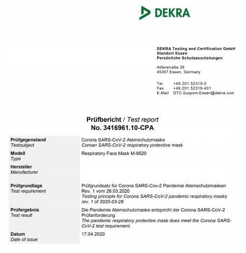 Andningsskydd 5st KN95 FFP2, andningsmask, skyddar mot virus bakterier m.m. CE - 6