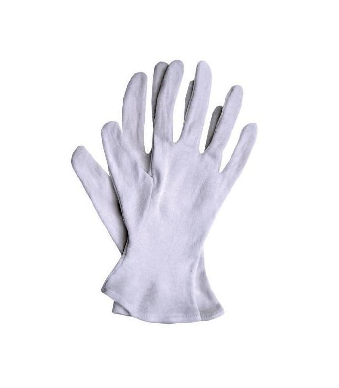 Bomullshandskar 12 par, beige arbetshandskar, CE (Handskestorlek : 10 [XL] Handlängd 20,4cm Omkrets 25,4cm) - 2
