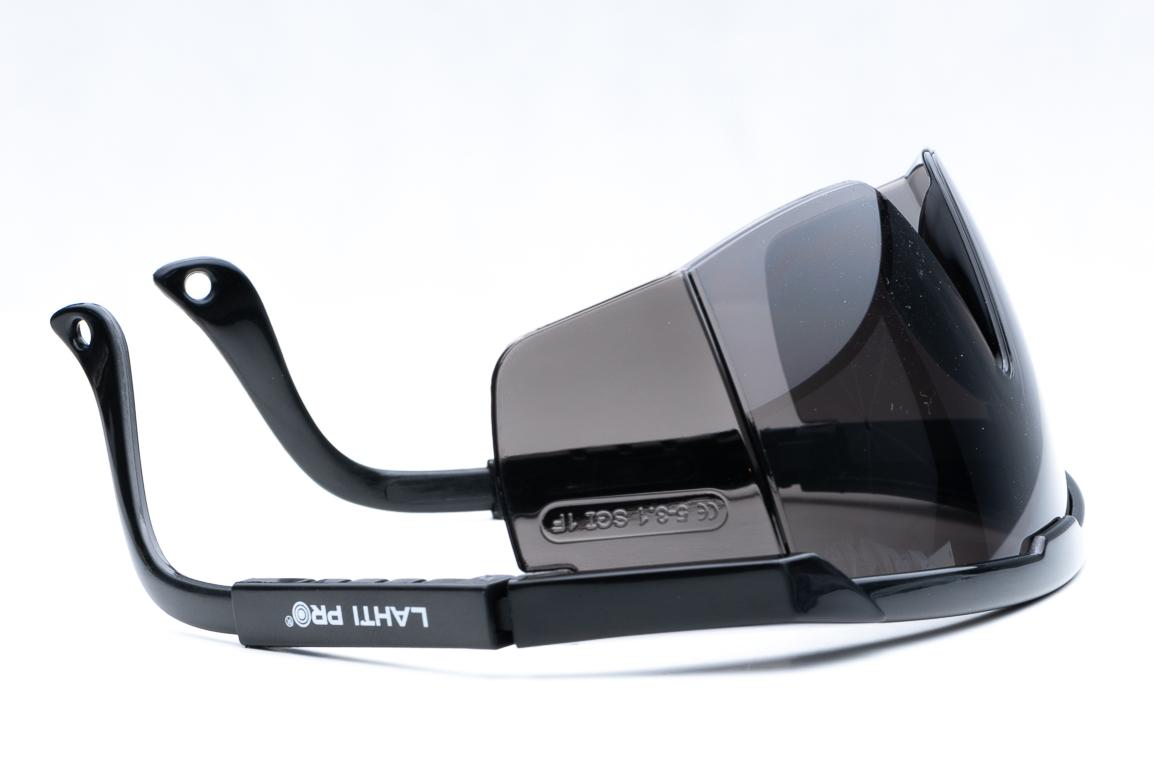 LahtiPro Skyddsglasögon gråa, justerbara bågar, skyddsklass F, CE, LAHTI - 9
