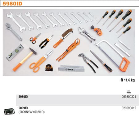 BETA TOOLS Hand socket wrenches with 3/8" female square drive, long type, polygonal mouth, chrome-plated - 2