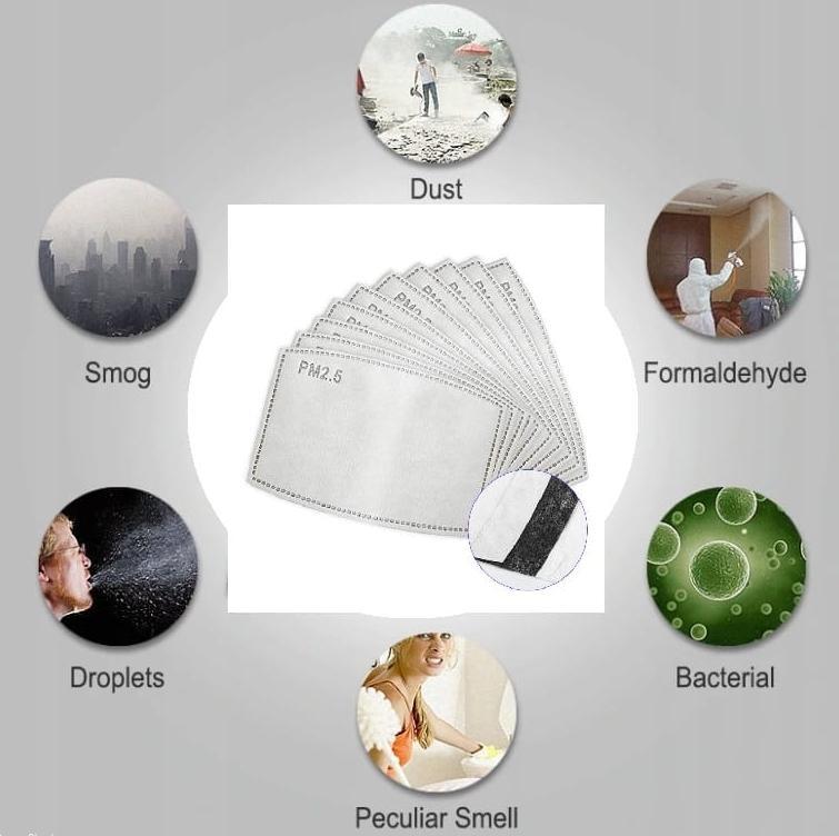 Filter för andningsskydd 10st, skyddar mot virus bakterier m.m. MP 2.5 FFP2 N95 - 4