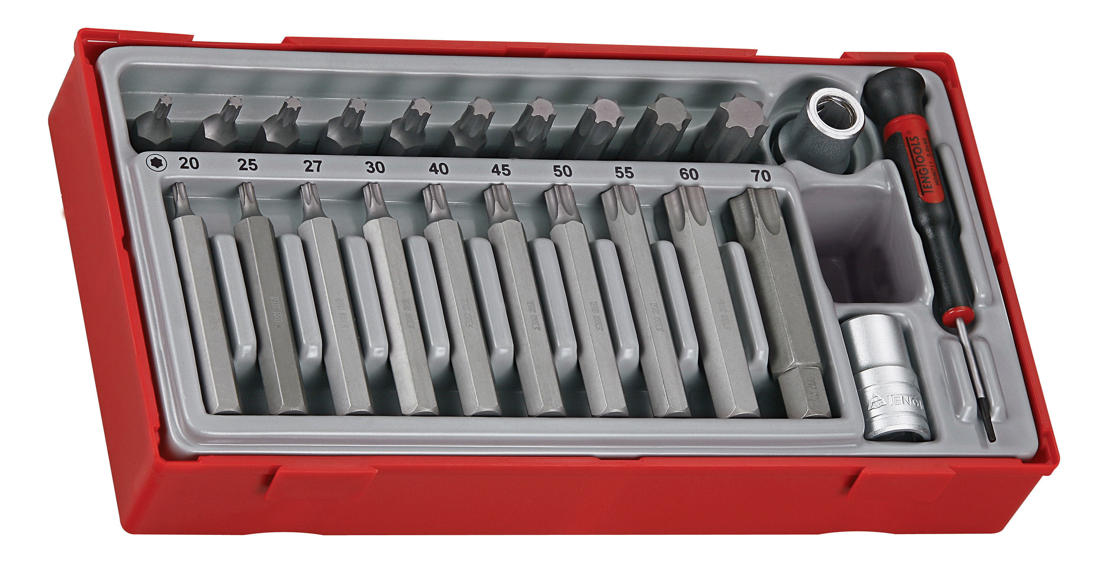 Hylsor 1/2 TORX 23 delars sats, TENG Tools TTTX23