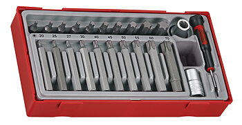 Hylsor 1/2 TORX 23 delars sats, TENG Tools TTTX23