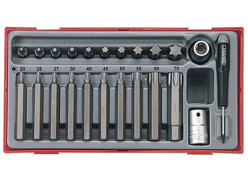Hylsor 1/2 TORX 23 delars sats, TENG Tools TTTX23