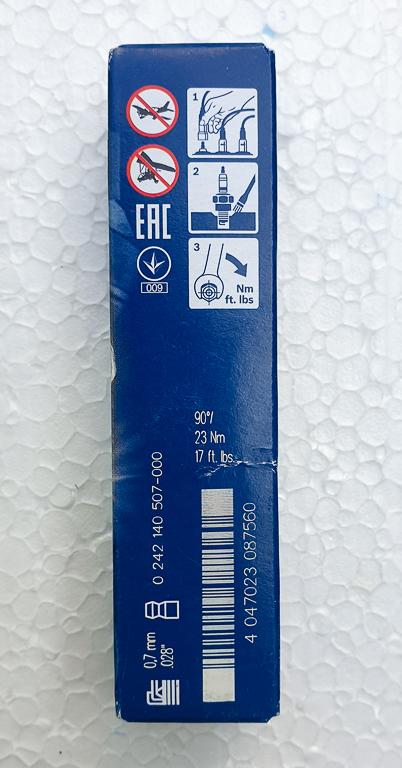 Tändstift BOSCH Nickel ZGR6STE2, 0242 140507 - 6